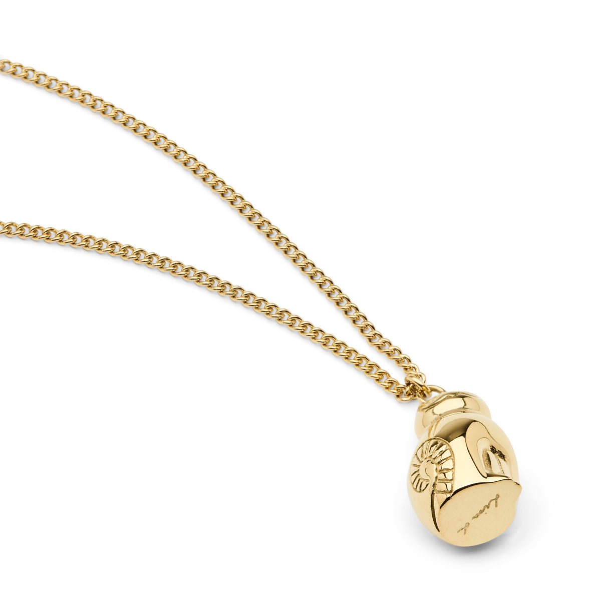 Skultuna × Lisa Larson - Cat ネックレス – Gold