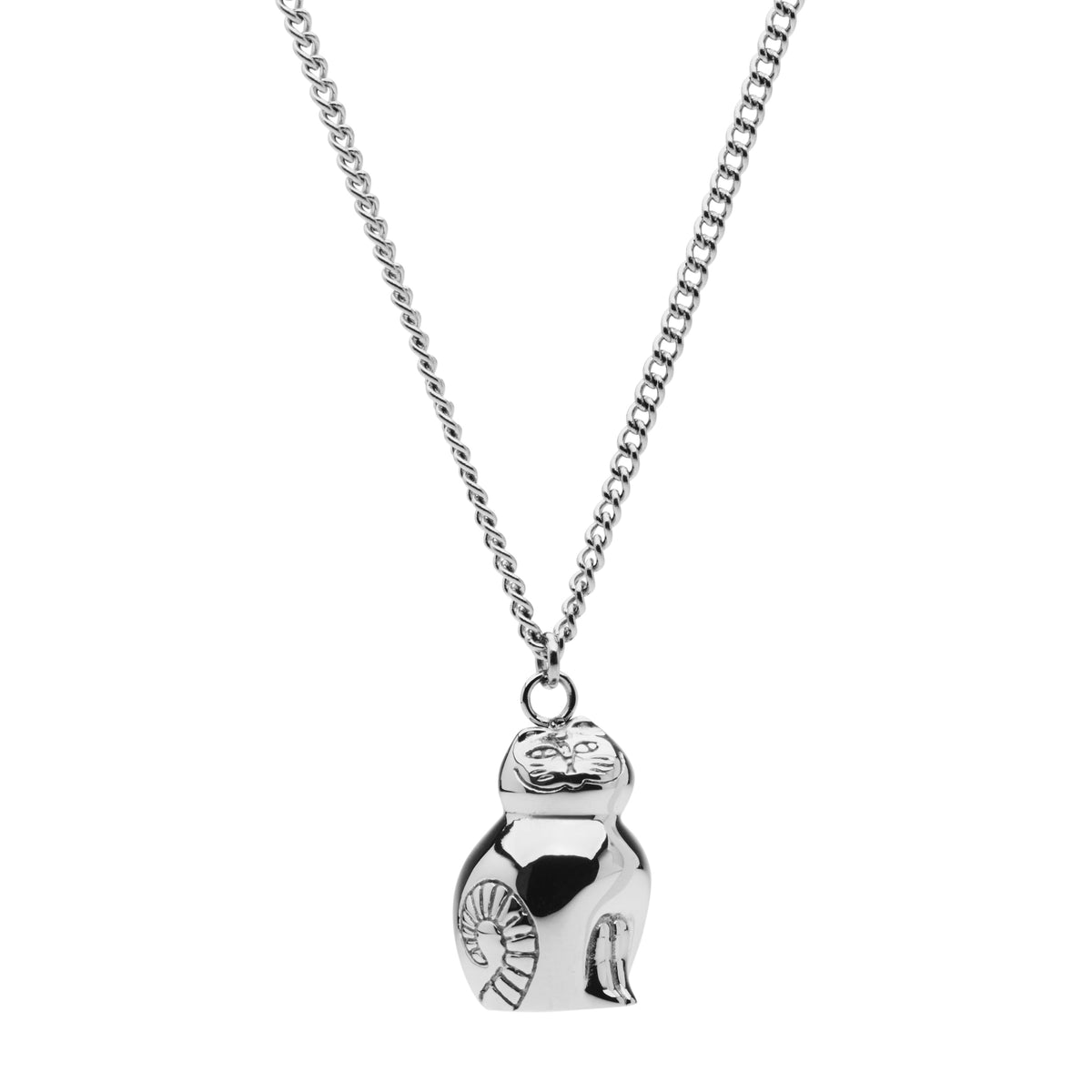 Skultuna × Lisa Larson - Cat ネックレス – Silver
