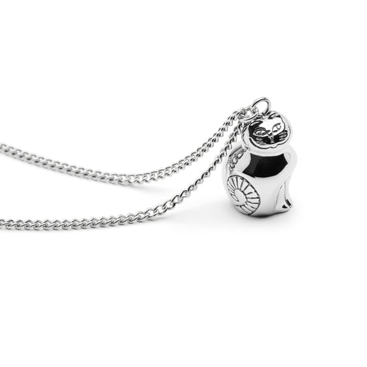 Skultuna × Lisa Larson - Cat ネックレス – Silver
